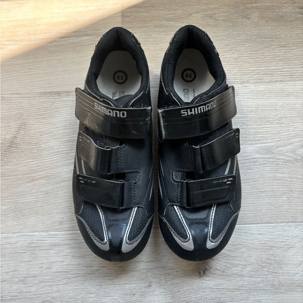 Shimano Black Cycling Shoes - EU 39 (see size chart attached)